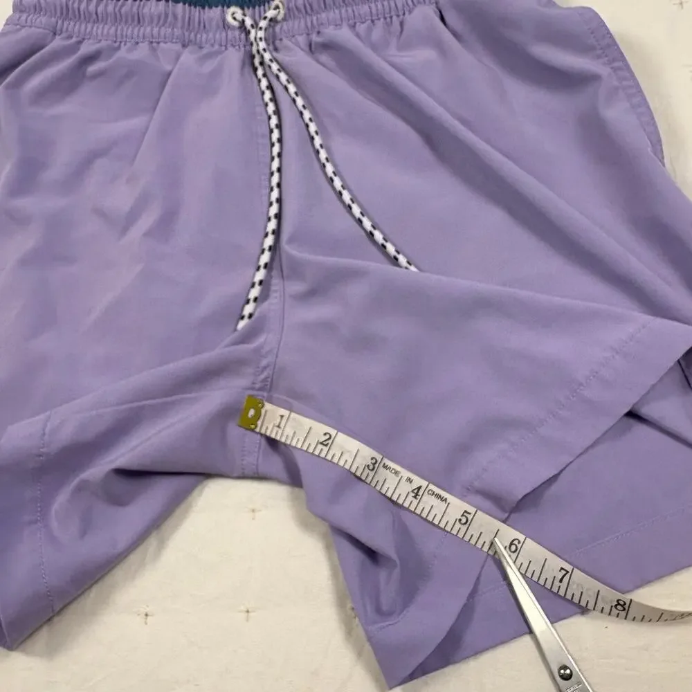 Chubbies Classic Swim Trunks Men's S Lavender Preppy Beach Pool Summer